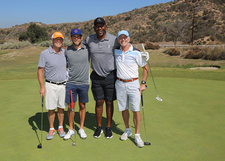Mark Aguirre with Golfers